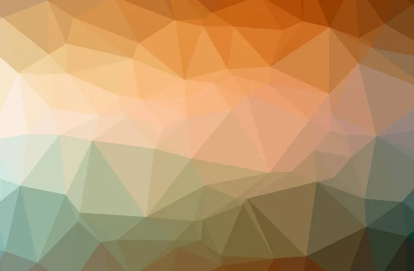 Ilustrace Abstraktního Oranžového Vodorovného Nízkého Poly Pozadí Krásný Polygonový Vzor — Stock fotografie