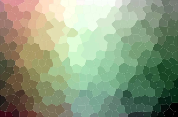 緑の小六角形の背景の抽象的なイラスト — ストック写真