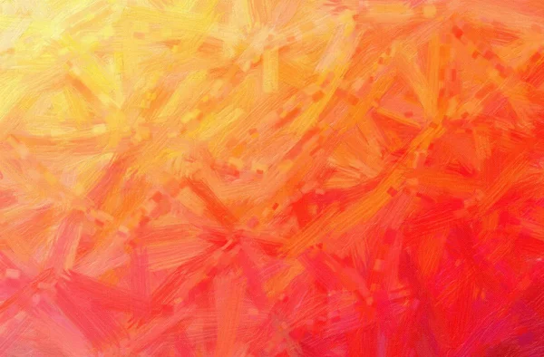 Abstract Illustratie Van Oranje Bristle Brush Oil Paint Achtergrond — Stockfoto