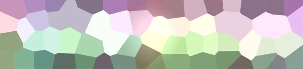 Ilustración Abstracta Fondo Verde Púrpura Big Hexagon —  Fotos de Stock