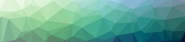 Illustration Abstract Blue Green Banner Low Poly Background Beautiful Polygon — Stock Photo, Image