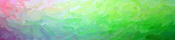 Abstract Illustration Green Impressionist Impasto Background — Stock Photo, Image