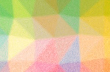 Resimde yeşil soyut, koyu renk boya arka plan sarı.