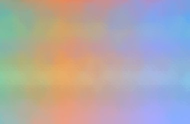 Mavi, turuncu cam blokların soyut çizimi.