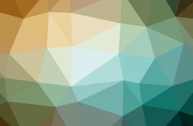 Soyut mavi, yeşil ve sarı yatay düşük polimer arkaplan. Çok güzel bir çokgen dizaynı. İhtiyaçlarınız için faydalı. 