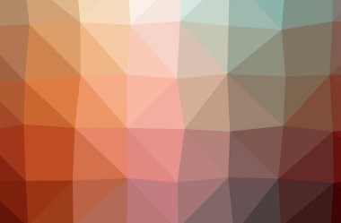 Soyut Orange, Pink, Kırmızı yatay düşük polimer arkaplan. Çok güzel bir çokgen dizaynı. İhtiyaçlarınız için faydalı. 