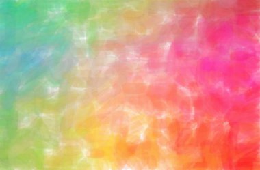 Yeşil, kırmızı, sarı suluboya arka plan soyut gösteren resim.