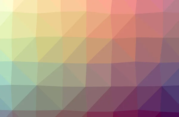 Illustration Abstract Orange Purple Horizontal Low Poly Background Beautiful Polygon — Stock Photo, Image