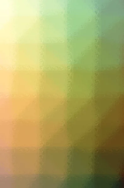 Illustrazione Astratta Verde Arancione Blocchi Vetro Sfondo — Foto Stock