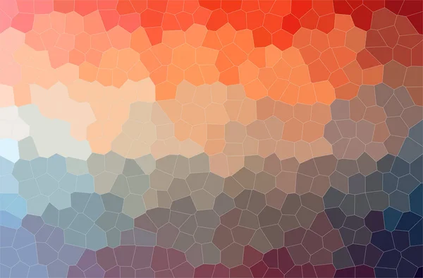 Illustration Abstraite Petit Hexagone Orange — Photo