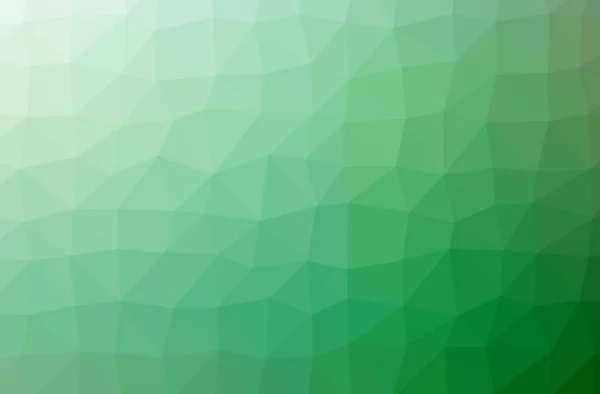 Illustration Des Abstrakten Horizontalen Grünen Poly Hintergrundes Schöne Polygon Muster — Stockfoto