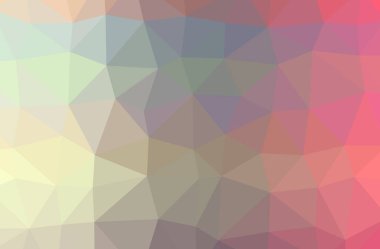 Soyut kırmızı yatay düşük Poli arka plan resmi. Güzel çokgen tasarım deseni. 