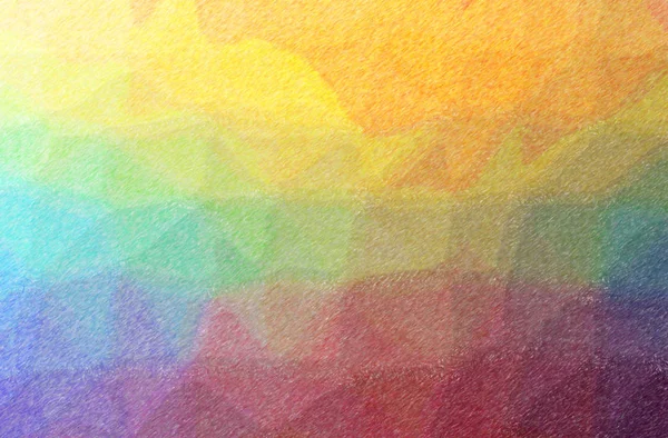 Abstrakcyjne Ilustracja Pomarańczowy Kolor Ołówek Wysokie Pokrycie Tła — Zdjęcie stockowe