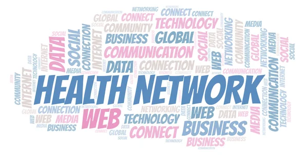 Health Network word cloud. Wordcloud made with text only.