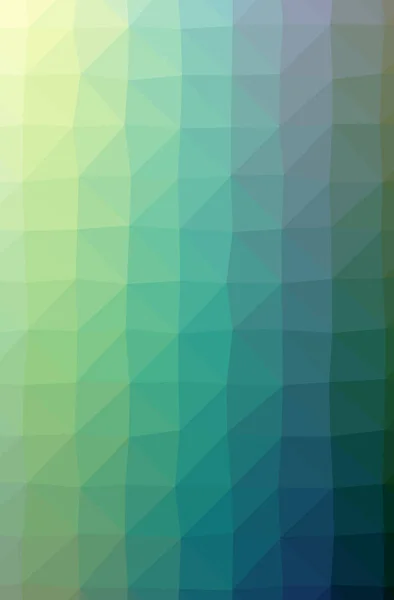 Ilustración de fondo polivinílico vertical abstracto azul, amarillo y verde. Hermoso patrón de diseño polígono . —  Fotos de Stock