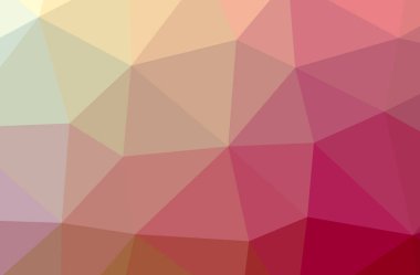 Soyut kırmızı yatay düşük Poli arka plan resmi. Güzel çokgen tasarım deseni. 