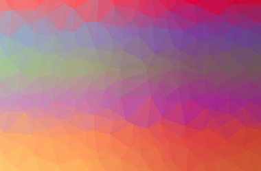 Soyut kırmızı yatay düşük Poli arka plan resmi. Güzel çokgen tasarım deseni. 