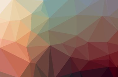 Soyut kırmızı yatay düşük Poli arka plan resmi. Güzel çokgen tasarım deseni. 