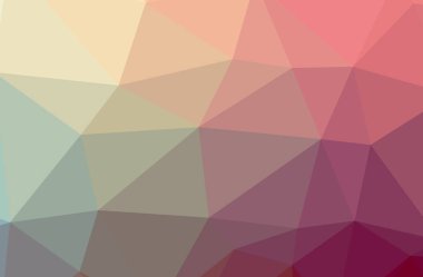 Soyut kırmızı yatay düşük Poli arka plan resmi. Güzel çokgen tasarım deseni. 