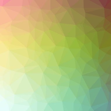 Soyut düşük poli yeşil kare arka plan resmi.