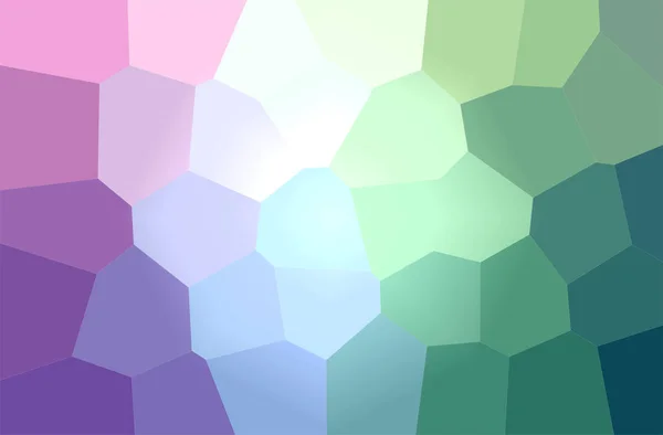 Absztrakt illusztrációja kék és lila óriás hexagon háttér — Stock Fotó