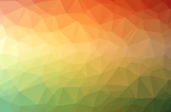 Illustration du fond horizontal abstrait bas poly orange . — Photo
