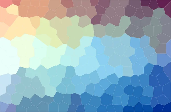 Illustration abstraite du bleu et du violet Taille moyenne Fond hexagonal — Photo