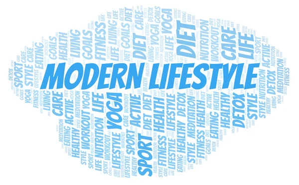 Modern Lifestyle word cloud. — Fotografie, imagine de stoc