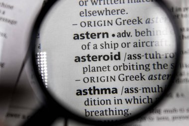 Sözlüğe sözcük veya tümcecik asteroit.