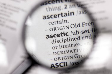 Sözcüğün veya tümceciğin sözlükteki münzevi.