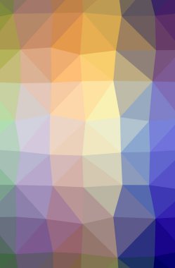 Soyut turuncu, sarı dikey düşük Poli arka plan resmi. Güzel çokgen tasarım deseni. 