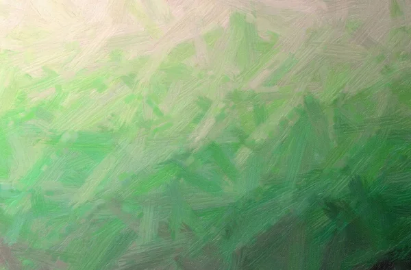 Ilustração abstrata de verde cerdas escova óleo pintura fundo — Fotografia de Stock