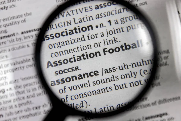 The word or phrase Association Football in a dictionary.