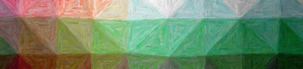 Абстрактная иллюстрация синего, зеленого, желтого Красочный фон Impasto — стоковое фото