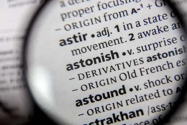 Sözcüğün veya tümceciğin hayrete bir sözlükte.