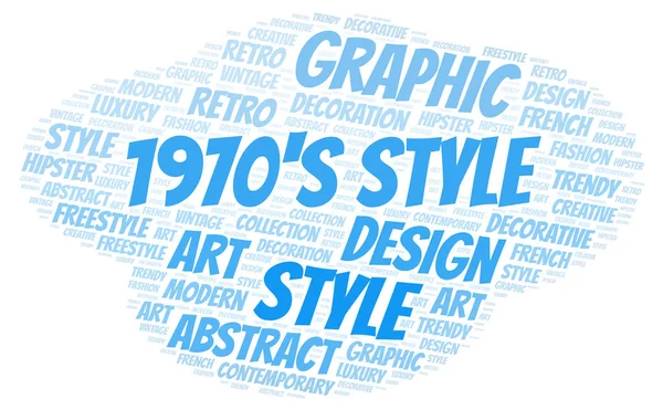 1970's Style word cloud. — Stock Photo, Image