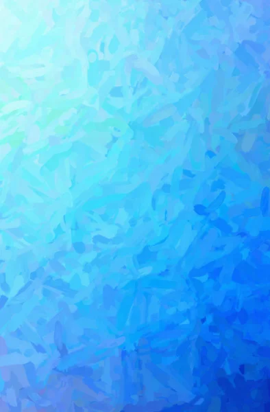 Abstrakte Illustration des blauen, grünen Impressionismus Impasto Hintergrund — Stockfoto