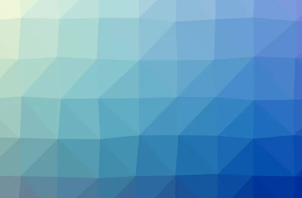 추상적인 블루와 그린 가로 낮은 폴 리 배경 그림. 아름 다운 다각형 디자인 패턴. — 스톡 사진