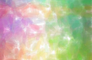 Resimde yeşil soyut, suluboya arka plan sarı