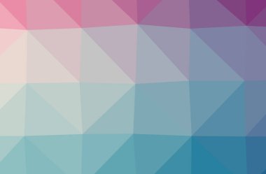 Mavi, yeşil ve mor yatay düşük Poli arka plan resmi. Güzel çokgen tasarım deseni. 