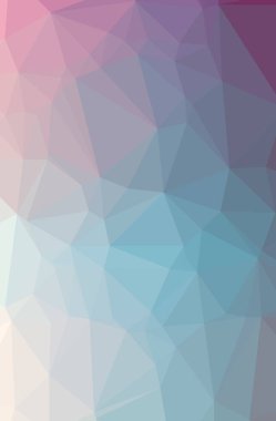 Mavi, yeşil ve kırmızı dikey düşük Poli arka plan resmi. Güzel çokgen tasarım deseni. 