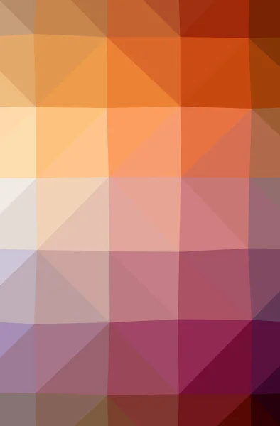 Illustration von abstrakten orange, rosa, roten vertikalen Low-Poly-Hintergrund. schönes Polygon-Muster. — Stockfoto