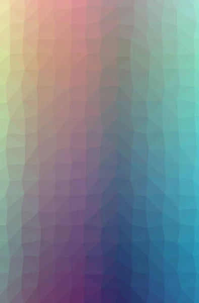 Ilustración de fondo polivinílico vertical abstracto azul, verde, amarillo. Hermoso patrón de diseño polígono . —  Fotos de Stock