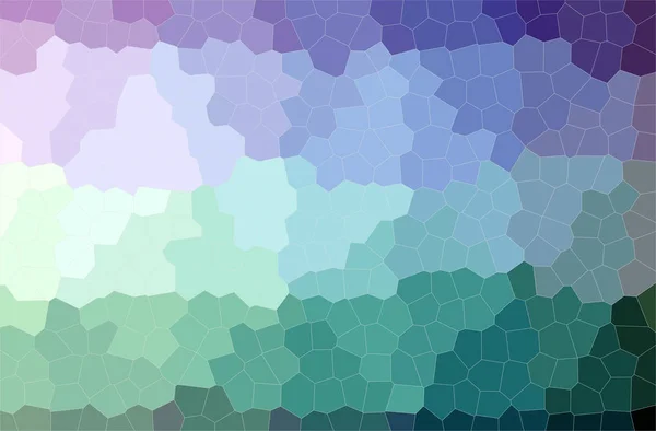 Ilustración abstracta del fondo azul y verde de Little Hexagon — Foto de Stock