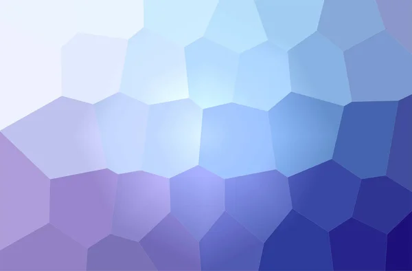 Ilustración abstracta del fondo del hexágono gigante azul y púrpura — Foto de Stock