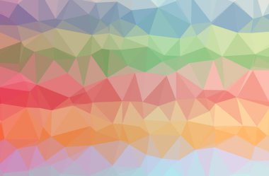 Soyut Yeşil, Turuncu, Pembe, Kırmızı yatay düşük polyester arkaplan. Çok güzel bir çokgen dizaynı. İhtiyaçlarınız için faydalı. 