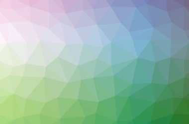 Soyut mavi, yeşil yatay düşük polimer arkaplan. Çok güzel bir çokgen dizaynı. İhtiyaçlarınız için faydalı. 