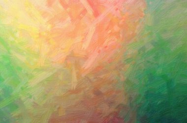 Soyut Yeşil kıl fırça yağlı boya arka plan resmi.