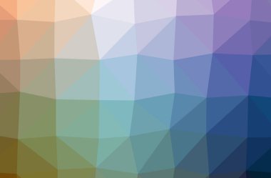 Soyut Mavi ve Turuncu yatay düşük polimer arkaplan çizimi. Çok güzel bir çokgen dizaynı. İhtiyaçlarınız için faydalı. 