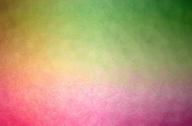 Abstract illustration of green, pink, purple, red Impasto background. clipart